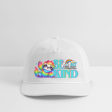 Vintage Rope Trim Hat - BE KIND (with Carl!) [DARK / SWEARY] - white