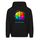 UNISEX Hoodie - BE KIND DAISY - black