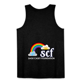Rainbow Party BE KIND Tank Unisex/Mens - charcoal grey
