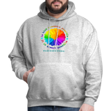 UNISEX Hoodie - BE KIND DAISY - heather gray