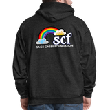 UNISEX Hoodie - BE KIND DAISY - charcoal grey