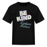 Kids' Shirt KINDNESS MATTERS / Classic Logo - black