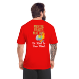 UNISEX Moisture Wicking Performance T-Shirt - red