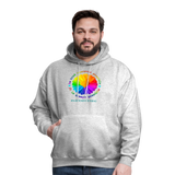 UNISEX Hoodie - BE KIND DAISY - heather gray