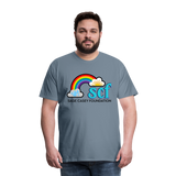 Unisex T-Shirt - Classic Logo - steel blue