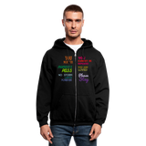Words Matter / Broken Crayons Hoodie - black