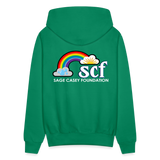UNISEX Hoodie - BE KIND DAISY - kelly green