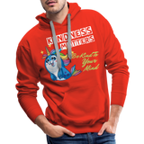 UNISEX Pullover - Kindness Matters Narwhal - red