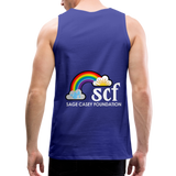 Rainbow Party BE KIND Tank Unisex/Mens - royal blue