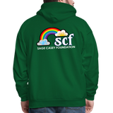 UNISEX Hoodie - BE KIND DAISY - forest green