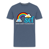 Unisex T-Shirt - Classic Logo - heather blue