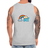 Unisex Tank - LOVE is Louder - heather gray