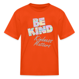 Kids' Shirt KINDNESS MATTERS / Classic Logo - orange