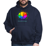 UNISEX Hoodie - BE KIND DAISY - navy