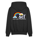 UNISEX Hoodie - BE KIND DAISY - charcoal grey