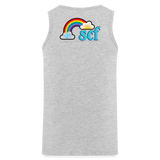 Unisex Tank - LOVE is Louder - heather gray