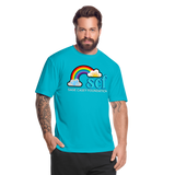 UNISEX Moisture Wicking Performance T-Shirt - turquoise