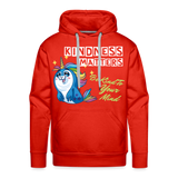 UNISEX Pullover - Kindness Matters Narwhal - red