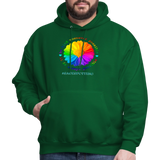 UNISEX Hoodie - BE KIND DAISY - forest green