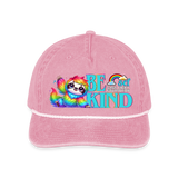 Vintage Rope Trim Hat - BE KIND (with Carl!) [LIGHT / SWEARY] - washed pink
