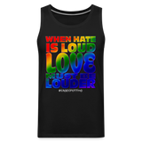 Unisex Tank - LOVE is Louder - black