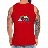 Unisex Tank - LOVE is Louder - red