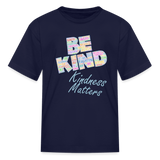 Kids' Shirt KINDNESS MATTERS / Classic Logo - navy