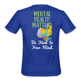 UNISEX Moisture Wicking Performance T-Shirt - royal blue