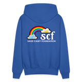 UNISEX Hoodie - BE KIND DAISY - royal blue