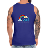 Unisex Tank - LOVE is Louder - royal blue