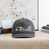 Vintage Washed Rope Cap - SCF CLASSIC LOGO - washed black