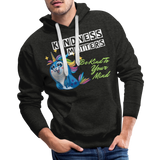 UNISEX Pullover - Kindness Matters Narwhal - charcoal grey