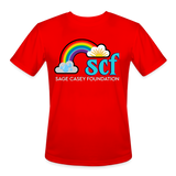 UNISEX Moisture Wicking Performance T-Shirt - red