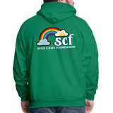 UNISEX Hoodie - BE KIND DAISY - kelly green
