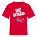Kids' Shirt KINDNESS MATTERS / Classic Logo - red