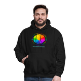 UNISEX Hoodie - BE KIND DAISY - black