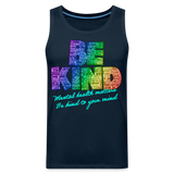 Rainbow Party BE KIND Tank Unisex/Mens - deep navy