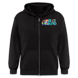 UNISEX Zip Hoodie - DONT BE A DICK - CARL! [DARK] - black