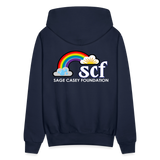 UNISEX Hoodie - BE KIND DAISY - navy
