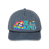 Vintage Rope Trip Hat - BE KIND (with Carl!) [LIGHT] - washed navy