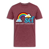 Unisex T-Shirt - Classic Logo - heather burgundy