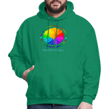 UNISEX Hoodie - BE KIND DAISY - kelly green