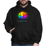 UNISEX Hoodie - BE KIND DAISY - black