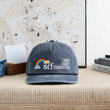 Vintage Washed Rope Cap - SCF CLASSIC LOGO - washed navy