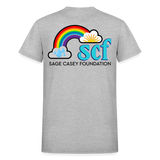 Unisex T-Shirt - Sage Art by Tin Crow Art - heather gray