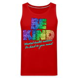 Rainbow Party BE KIND Tank Unisex/Mens - red