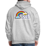 UNISEX Hoodie - BE KIND DAISY - heather gray