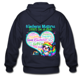 UNISEX Zip Hoodie - DONT BE A DICK - CARL! [DARK] - navy