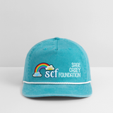 Vintage Washed Rope Cap - SCF CLASSIC LOGO - faded turquoise