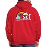 UNISEX Hoodie - BE KIND DAISY - red